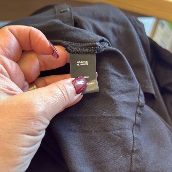 Torrid Black Short Sleeve Button Down Rayon Shirt Goth Dress sz 1X NWOT - Picture 8 of 8